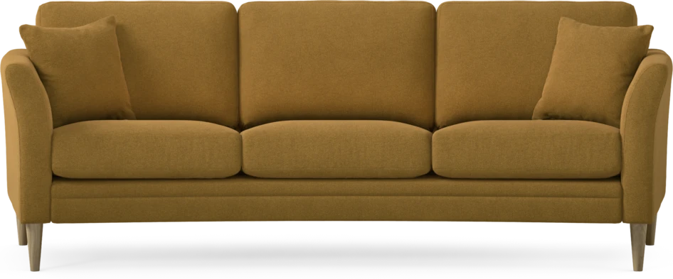 Eden - 3-sits soffa svängd - Gul