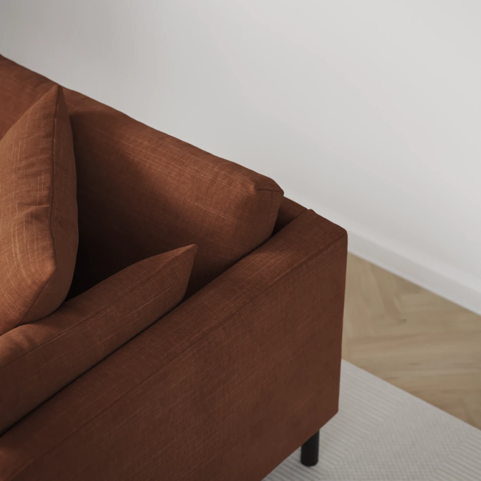 Harper - 3-sits soffa - Orange