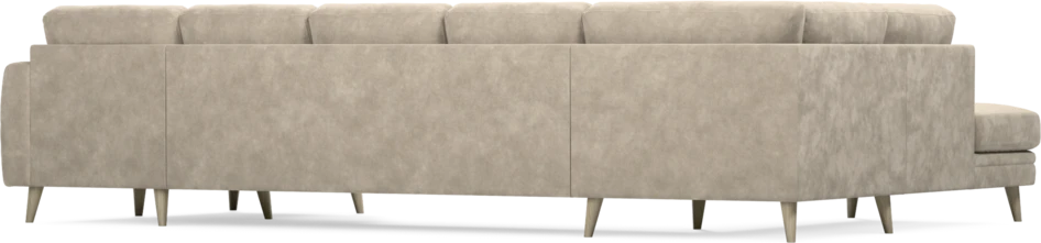 Eden - 3-sits soffa med divan vänster och schäslong höger - Beige