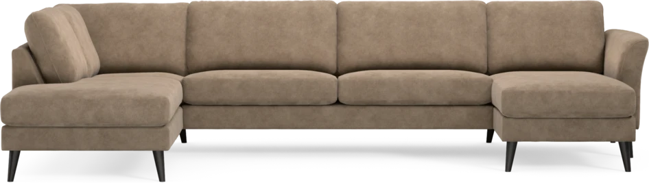 Bridge - 3-sits soffa med divan vänster och schäslong höger - Beige