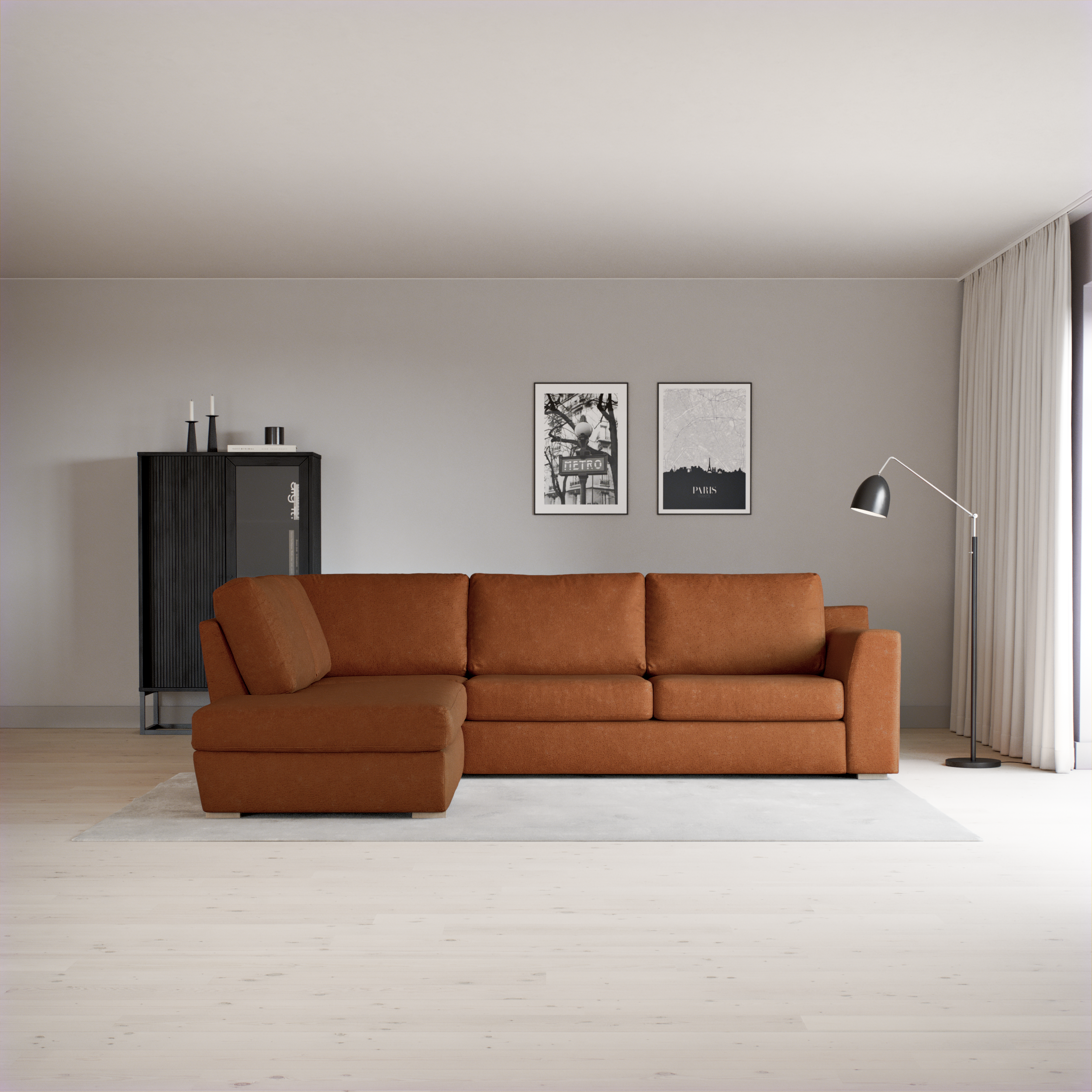 Friday - 2,5-sits soffa med divan vänster - inspiration