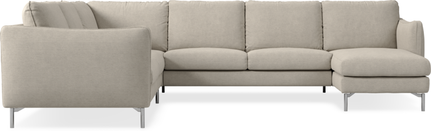 Madison Lux - Hörnsoffa med schäslong höger - Beige