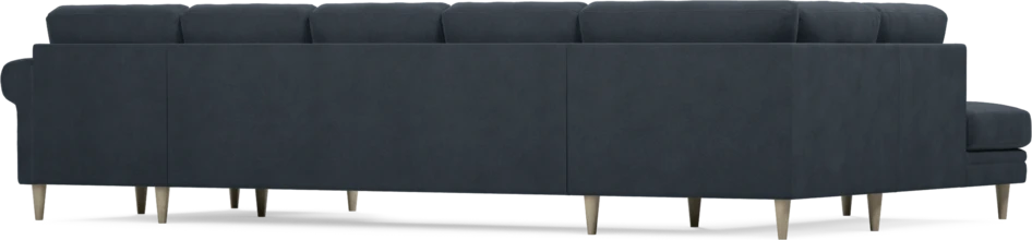 Eden - 3-sits soffa med divan vänster och schäslong höger - Blå