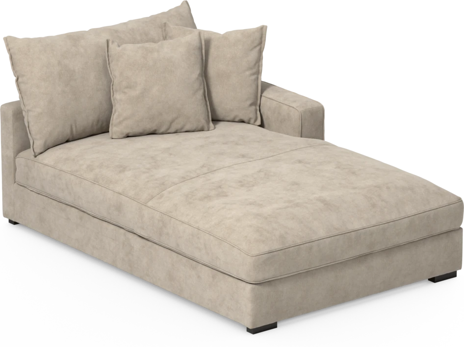 Rossi - Schäslong höger - Beige