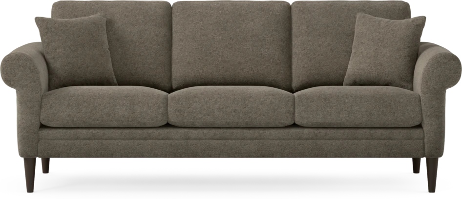 Eden - 3-sits soffa - Brun