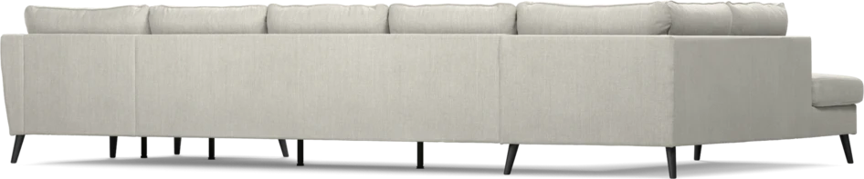 County - 4-sits soffa med divan vänster och schäslong höger - Grå
