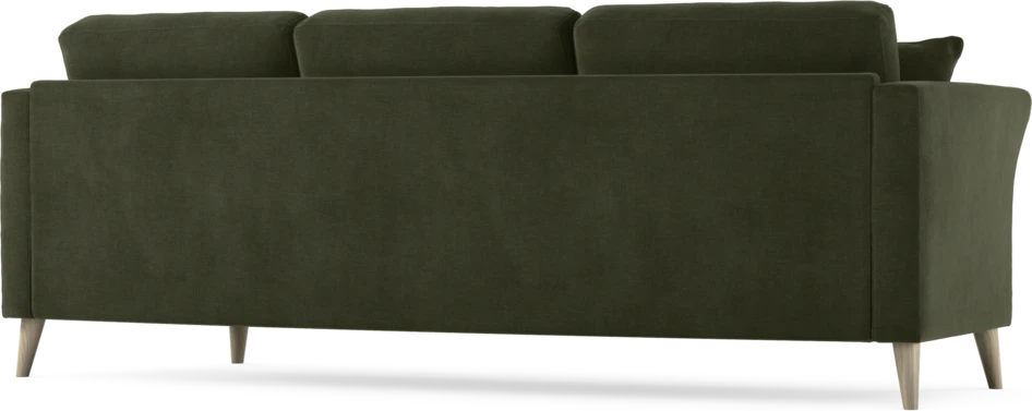 Eden - 3-sits soffa svängd - Grön