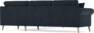 Eden - Hörnsoffa, 2,5+2,5-sits - Blå