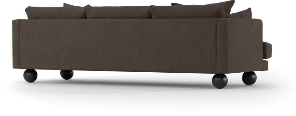 Harper - 4-sits soffa - Brun