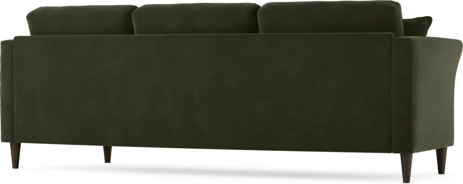 Eden - 3-sits soffa svängd - Grön