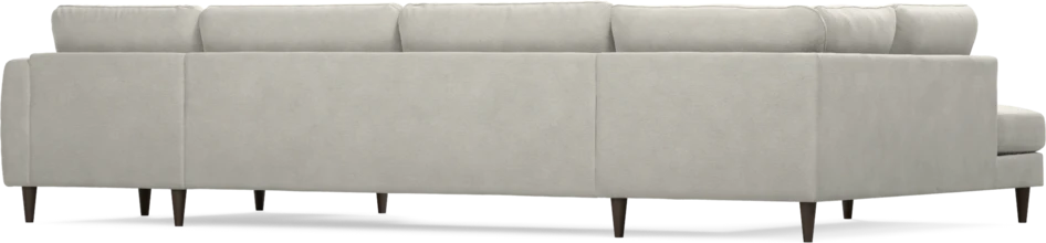 Bridge - 3-sits soffa med divan vänster och schäslong höger - Grå