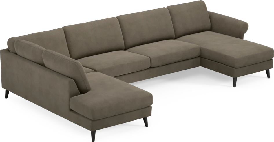 Bridge - 3-sits soffa med divan vänster och schäslong höger - Beige