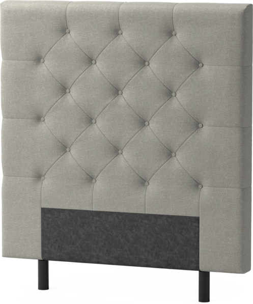 Delux Pikerad - Sänggavel, 90-210 cm - Grå