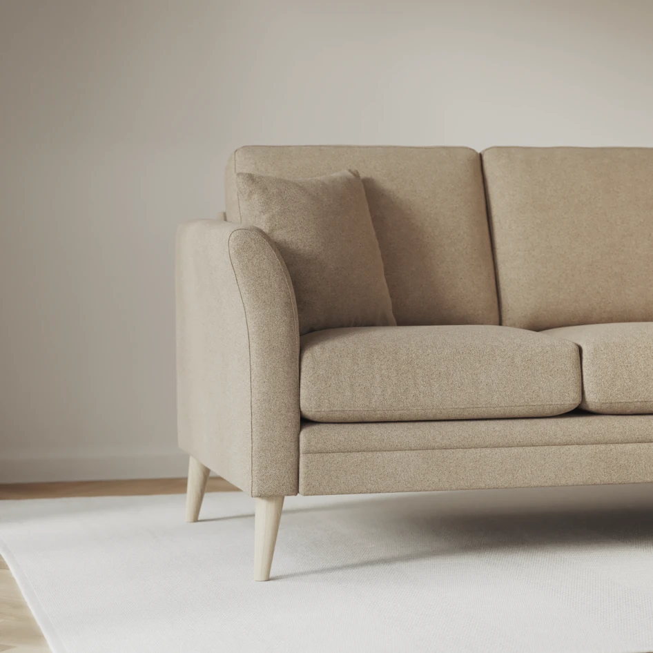 Eden - 3-sits soffa - Beige