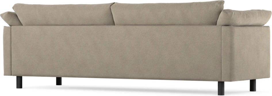 Cherrie - 4-sits soffa, hel dyna, fast klädsel - Beige