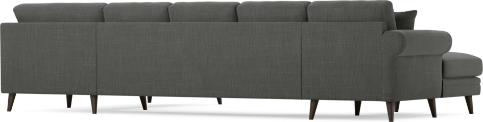 Eden - 3-sits soffa med schäslong vänster och divan höger - Grå