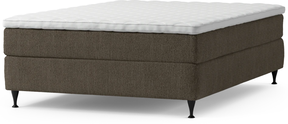 Delux Sense - Kontinentalsäng, enkelsäng 140 cm med bäddmadrass och sängben