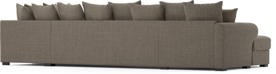 Town - 3-sits soffa med divan höger och schäslong vänster - Brun
