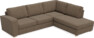 Friday - 2,5-sits soffa med divan höger - Brun