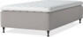 Delux Dream - Ramsäng, enkelsäng med bäddmadrass - Grå