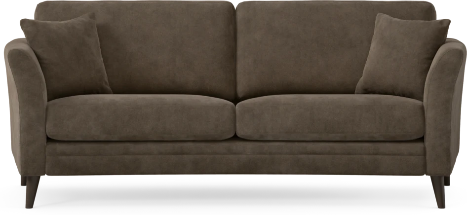 Eden - 2,5-sits soffa svängd - Brun