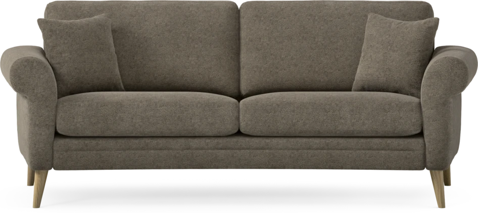 Eden - 2,5-sits soffa svängd - Brun
