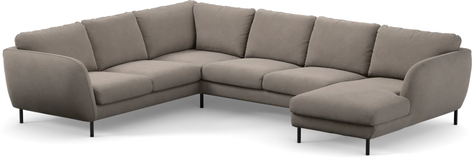 Madison Lux - Hörnsoffa med schäslong höger - Beige