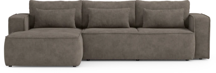 Ide, Bäddsoffa 3-sits med schäslong vänster
