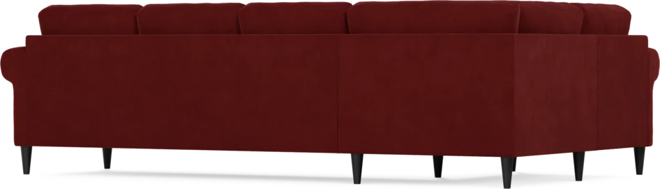 Eden - Hörnsoffa, 1+3-sits - Röd