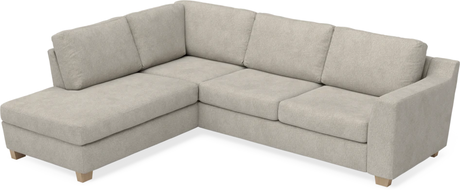 Friday - 2,5-sits soffa med divan vänster - Beige