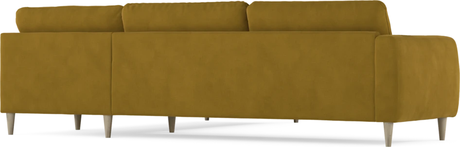Bridge - Hörnsoffa, 3+2-sits - Gul