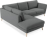 Madison Lux - 2-sits soffa med divan vänster - Grå