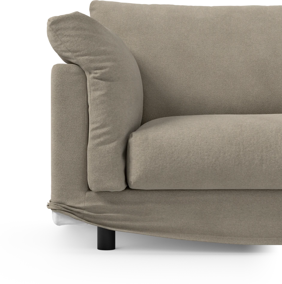 Cherrie Klädsel - Klädsel till 2,5-sits soffa - Beige