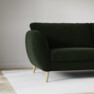 Madison Lux - 2-sits soffa med schäslong vänster - Grön