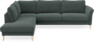 Bridge - 3-sits soffa med divan vänster - Grå