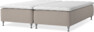 Delux Dream - Ramsäng, dubbelsäng med bäddmadrass - Beige