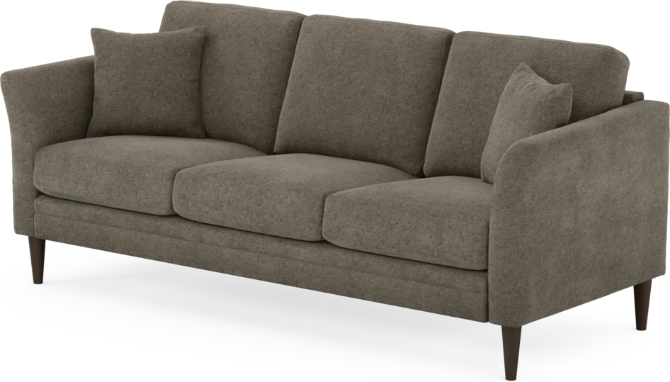 Eden - 3-sits soffa - Brun
