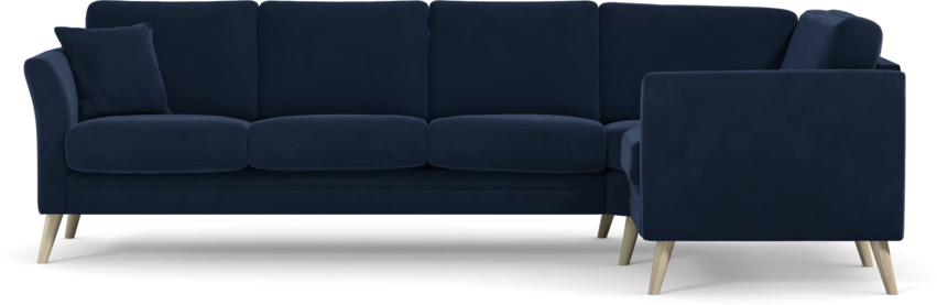 Eden - Hörnsoffa 3+1 - Blå