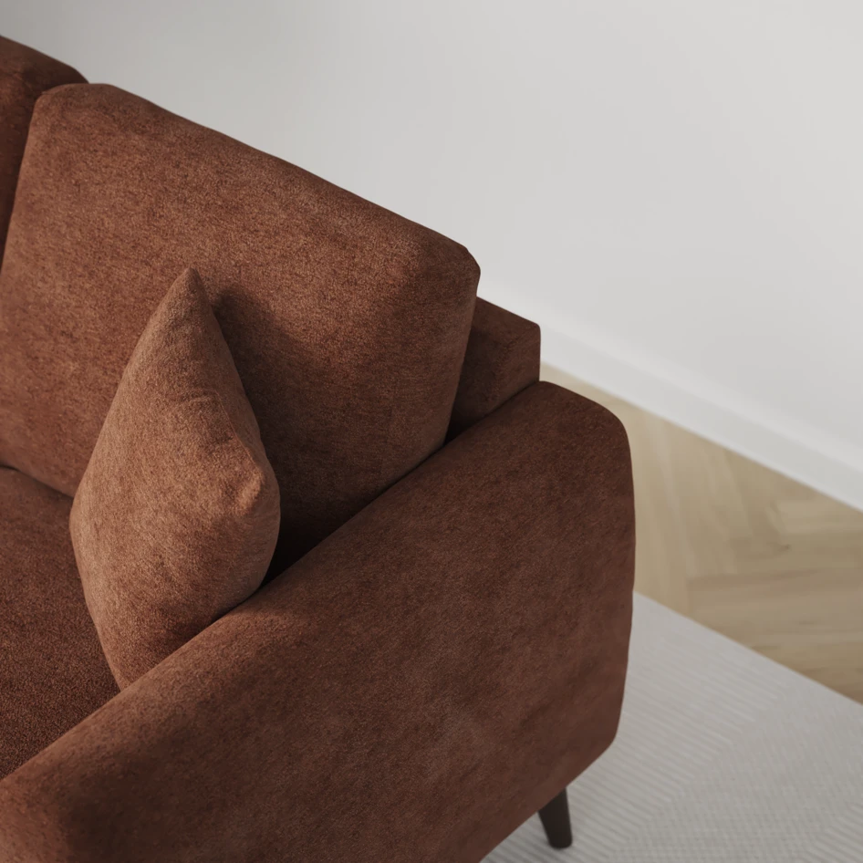 Eden - 3-sits soffa - Orange