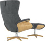 Afterwork - Fåtölj och fotpall - Grå
