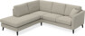 Eden - 2-sits soffa med divan - Brun