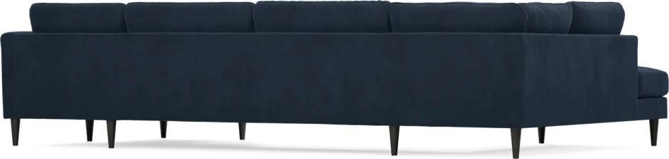 Bridge - 3-sits soffa med divan vänster och schäslong höger - Blå