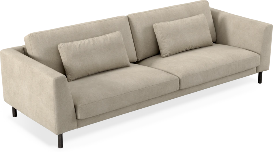 Willow - 4-sits soffa, fast klädsel - Beige