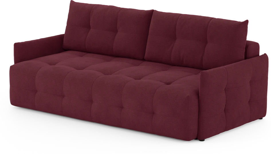 Bella - Bäddsoffa 3-sits - Röd