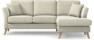 Eden - 2-sits soffa med schäslong - Beige