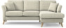 Eden - 2-sits soffa med schäslong - Beige