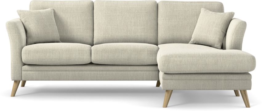 Eden - 2-sits soffa med schäslong - Beige