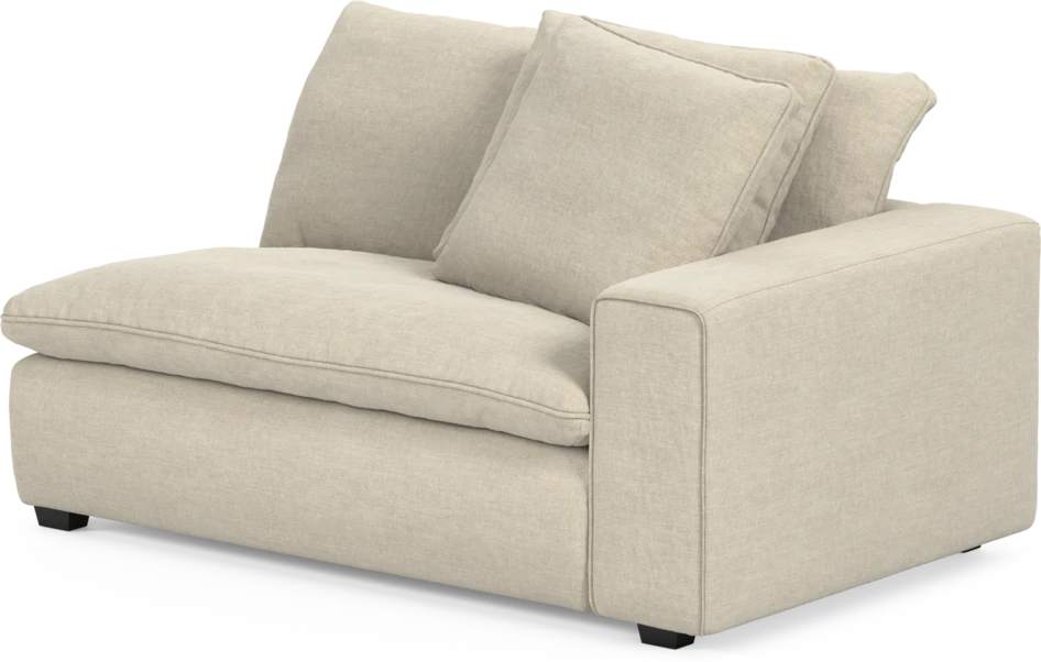 Bellora - 2-sits med armstöd höger - Beige