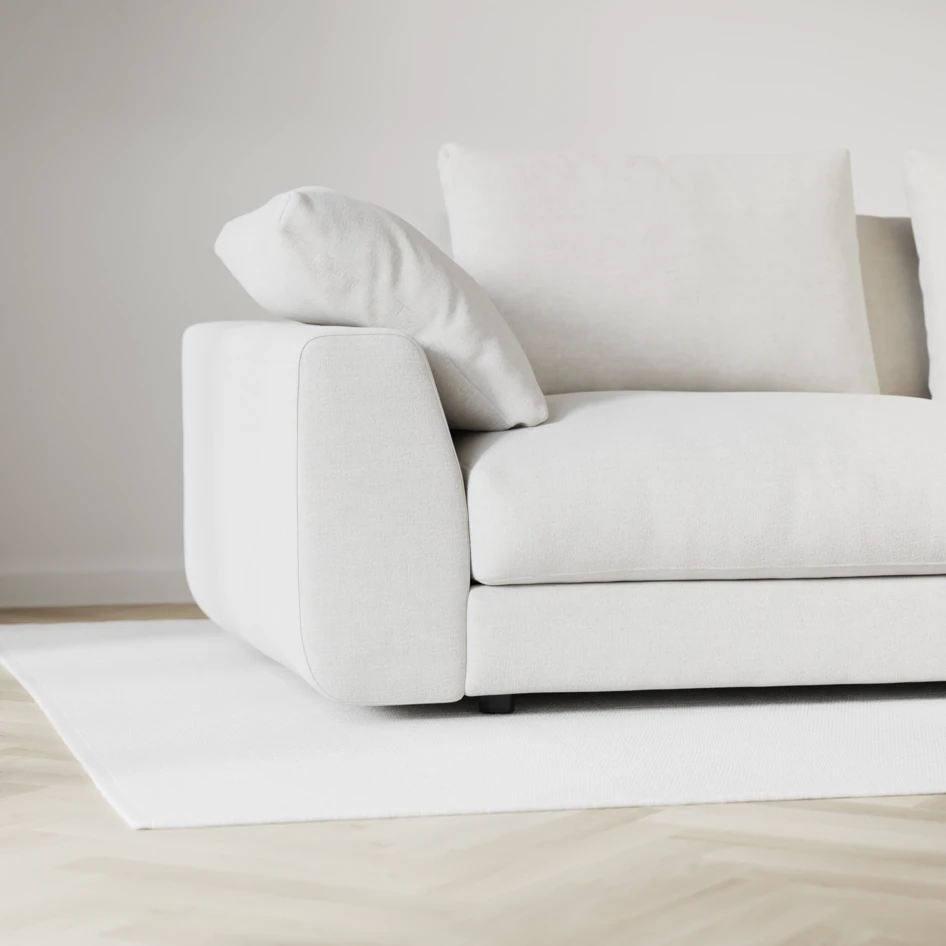 Amie - Bäddsoffa 3-sits - Vit