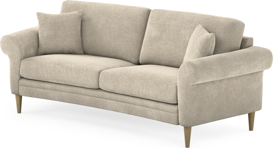 Eden - 2,5-sits soffa svängd - Beige